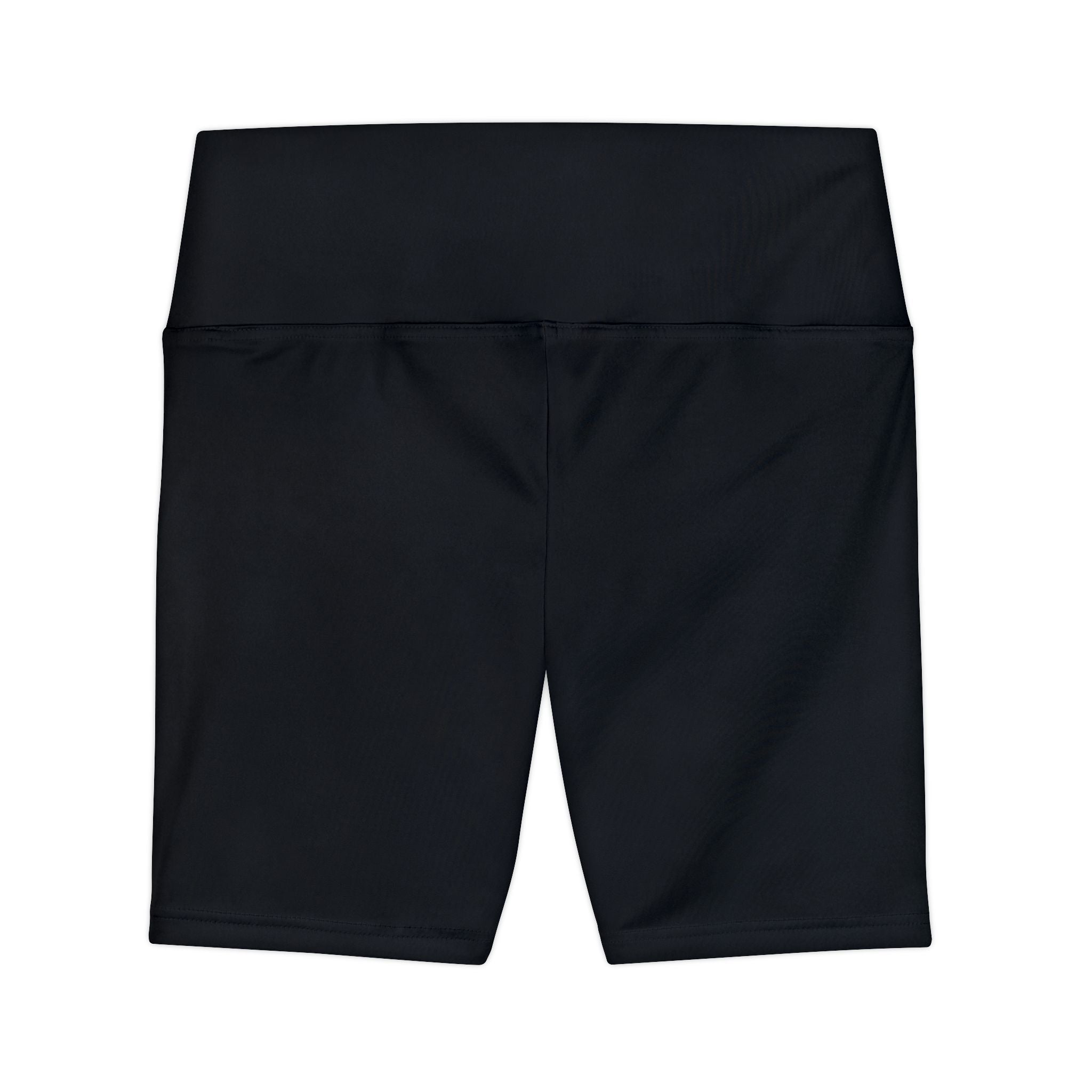 Women's Black Athletic Bike Shorts with MVO Bear Logo