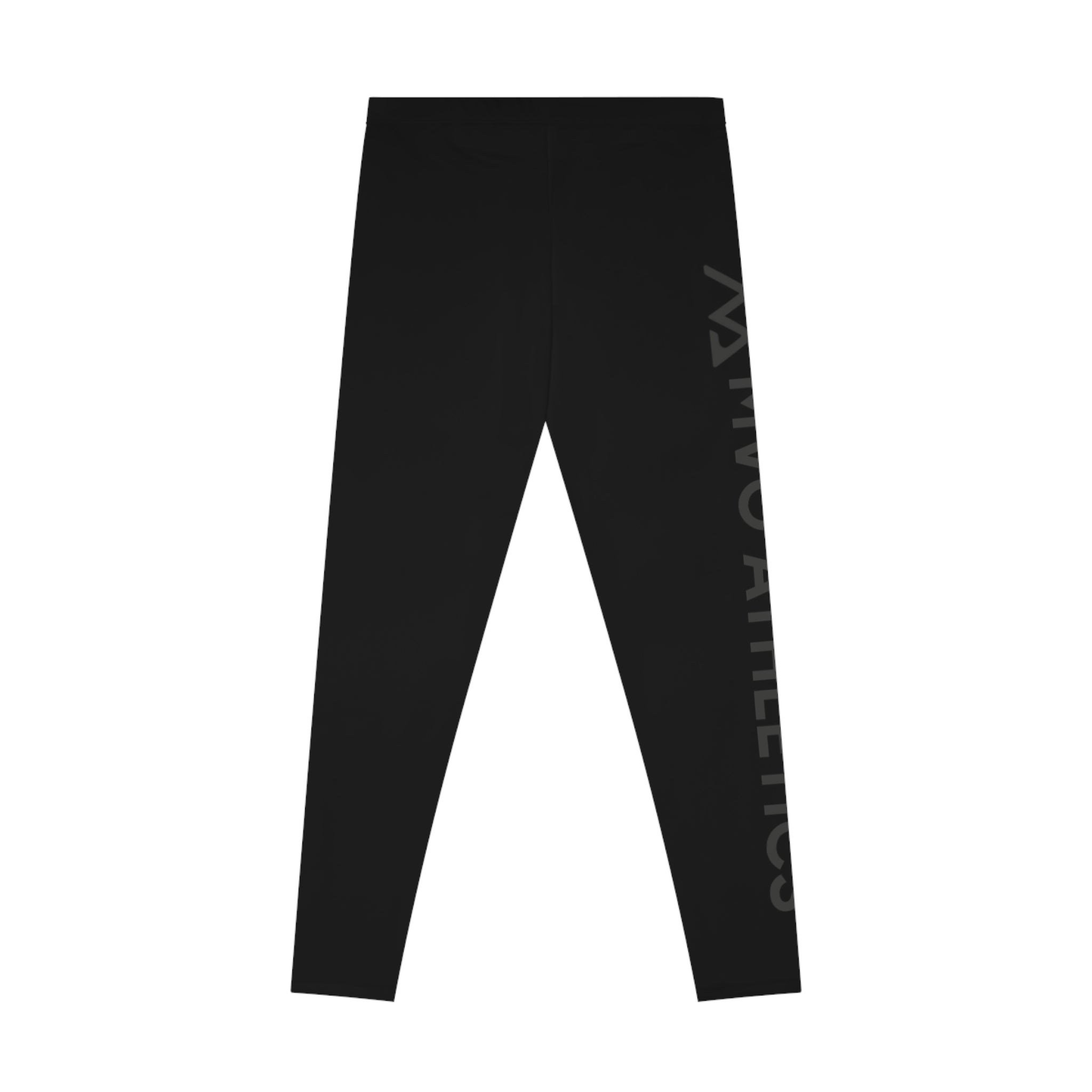 Slim Fit Performance Yoga Pants with Side ‘MVO ATHLETICS’ Logo