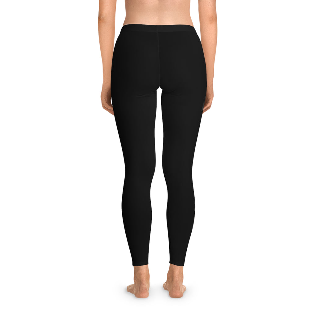 Slim Fit Performance Yoga Pants with Side ‘MVO ATHLETICS’ Logo