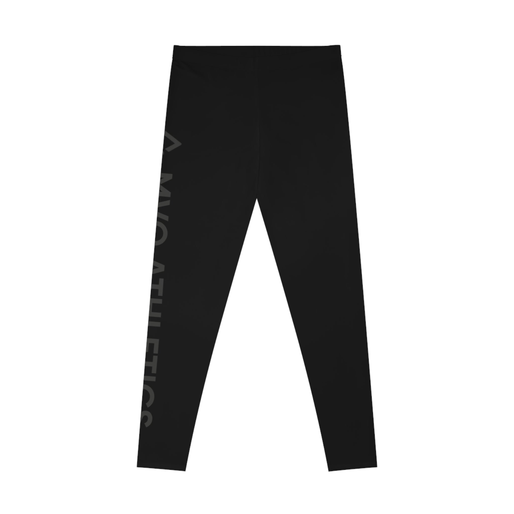 Slim Fit Performance Yoga Pants with Side ‘MVO ATHLETICS’ Logo